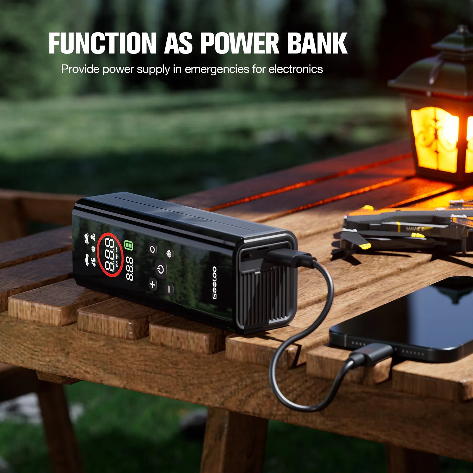 GOOLOO AP150 PRO Tire Inflator Portable Air Compressor