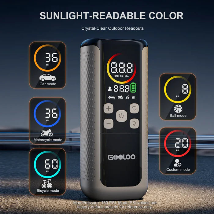 GOOLOO GT160 DUAL ReadyRide Tire Inflator