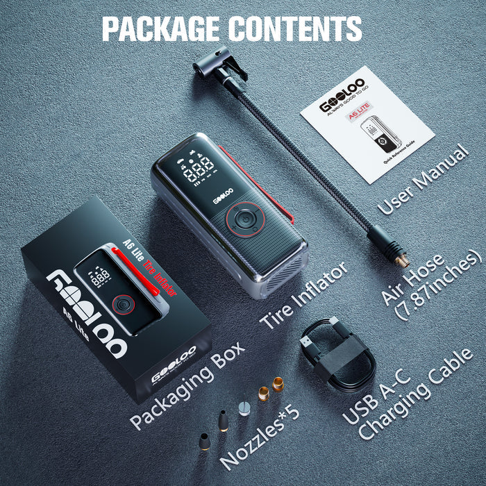 GOOLOO A6 Lite Tire Inflator