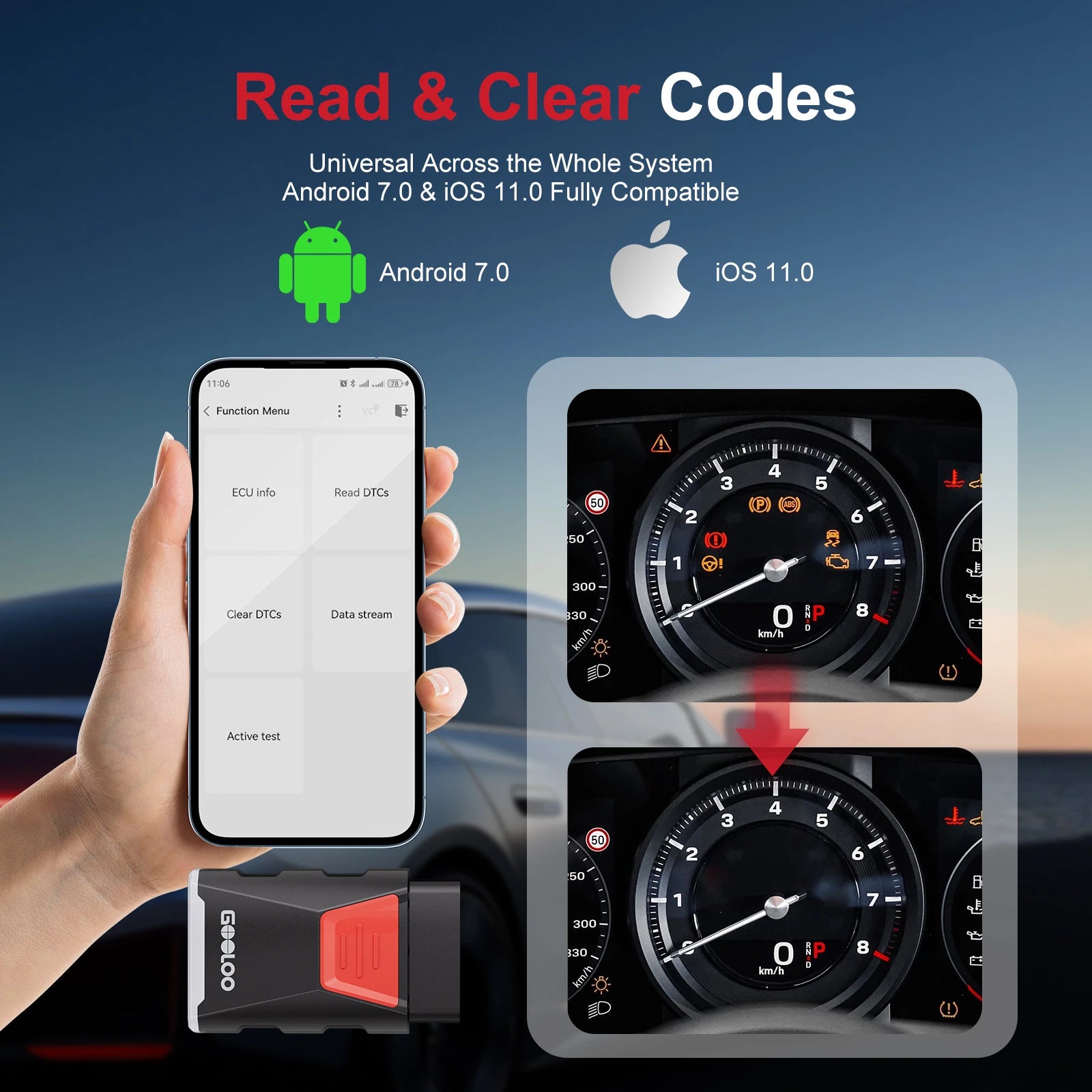 GOOLOO DeepScan DS200 CarCare DIY OBD Scanner