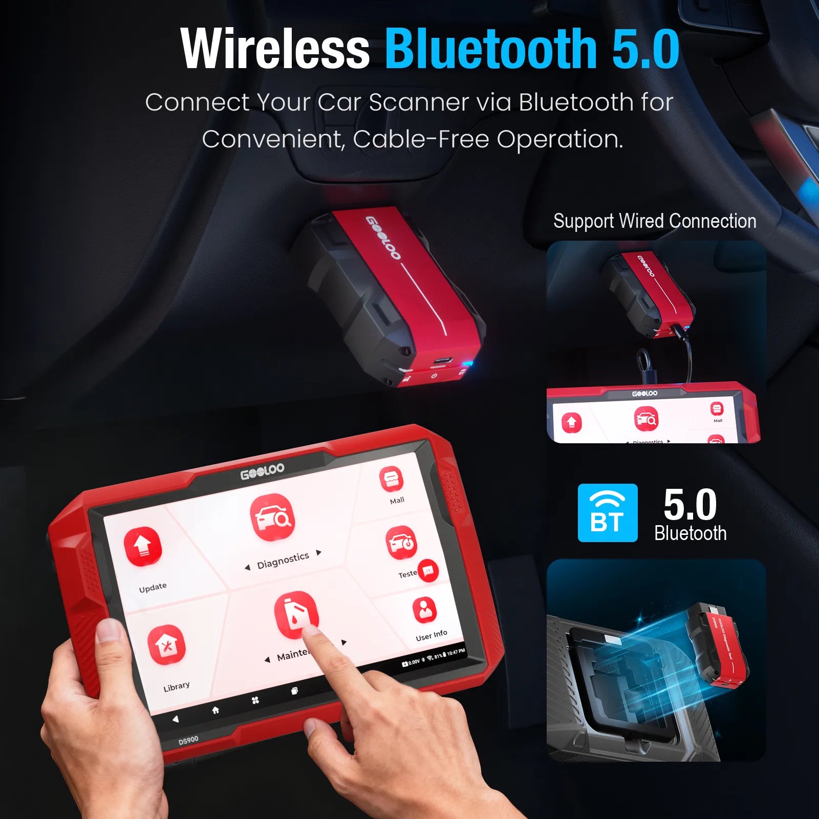 GOOLOO DS900 OBD2 Scanner Diagnostic Tool