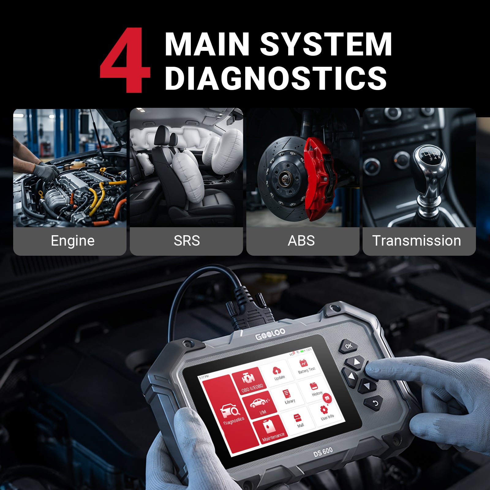 GOOLOO DeepScan DS600 CarCare DIY OBD Scanner