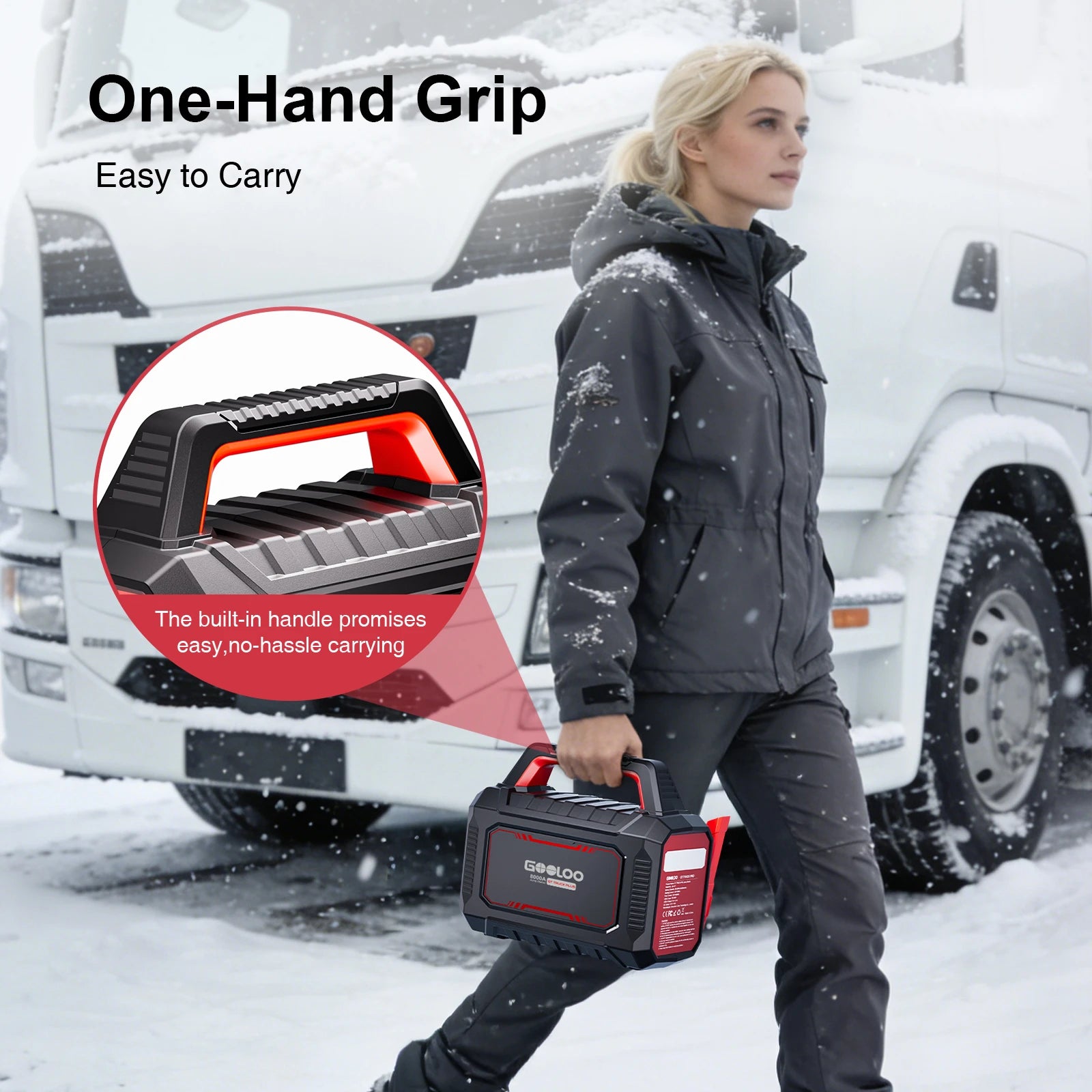GOOLOO GT Truck Plus Supersafe Jump Starter 8000A