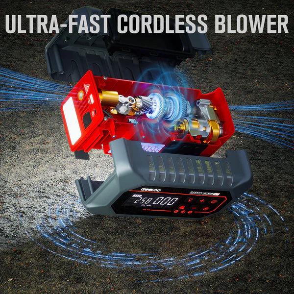 GOOLOO A7 Jump Starter with F3 Electric Air Duster