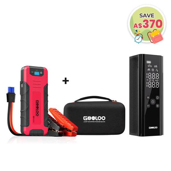GOOLOO GE4500+GT150 Tire Inflator+EVA Box