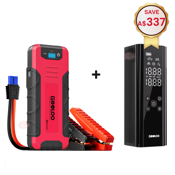 GOOLOO GE4500 Jump Starter with GT150 Tire Inflator
