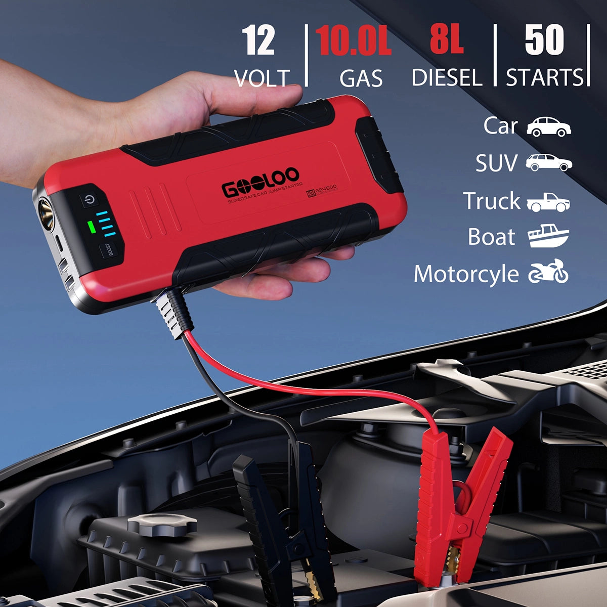 GOOLOO GE4500 Handheld Jump Box