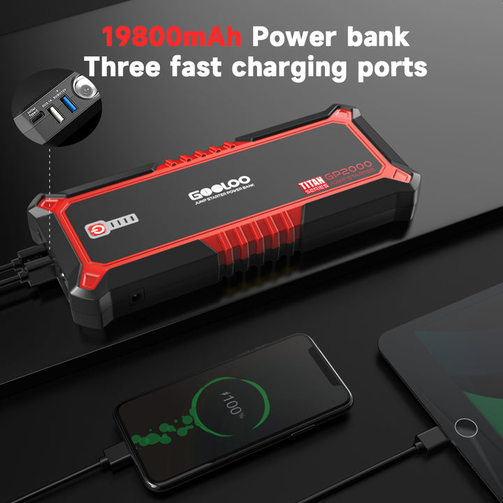 GOOLOO GP2000 Portable Battery Jump Box