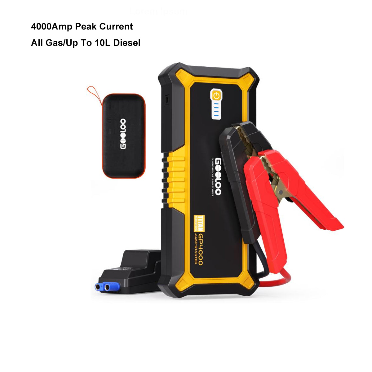 GOOLOO GP4000 battery pack for car jump start