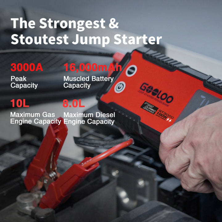 GOOLOO GT3000 Good Portable Jump Starter
