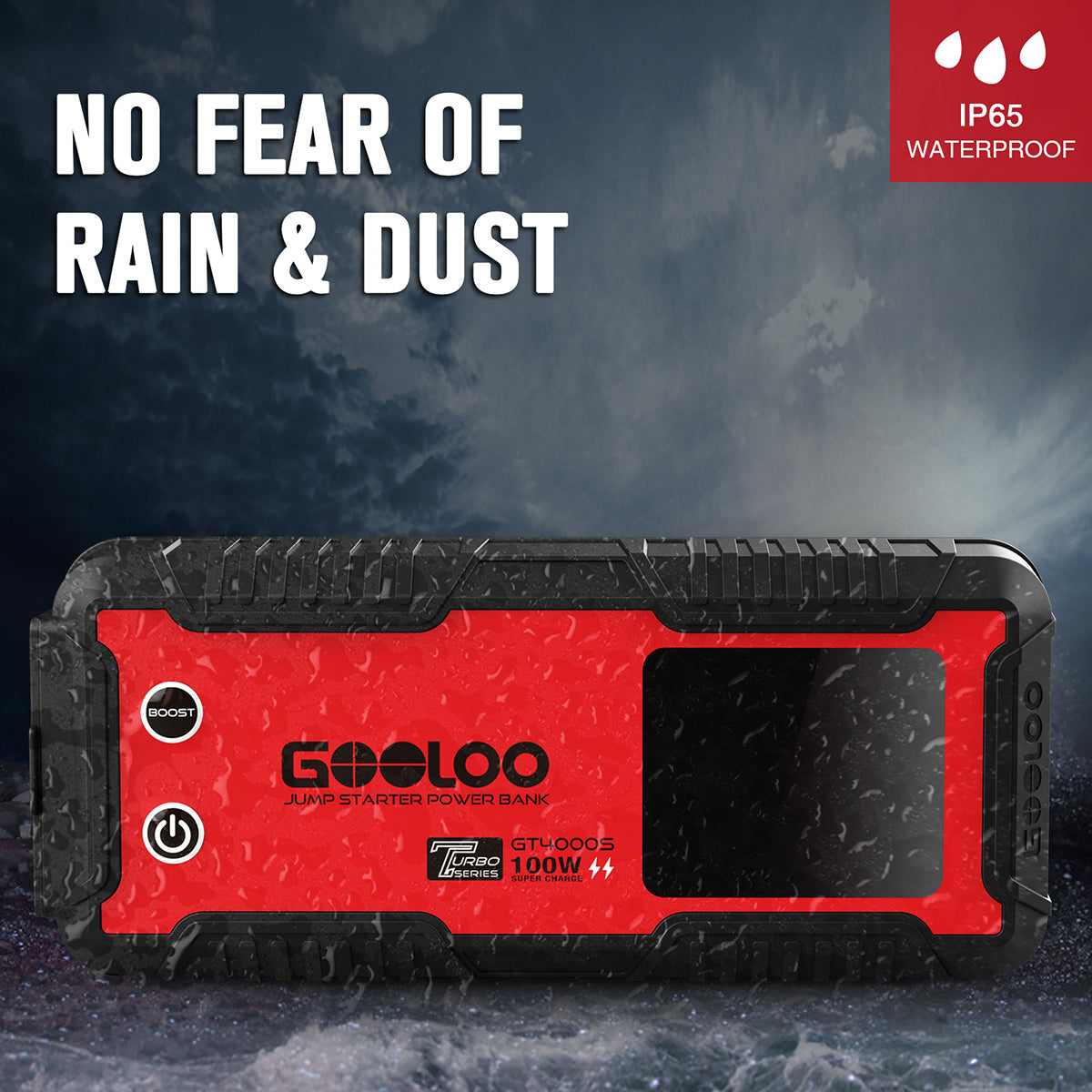 GOOLOO GT4000S Jump Starter with F3 Electric Air Duster