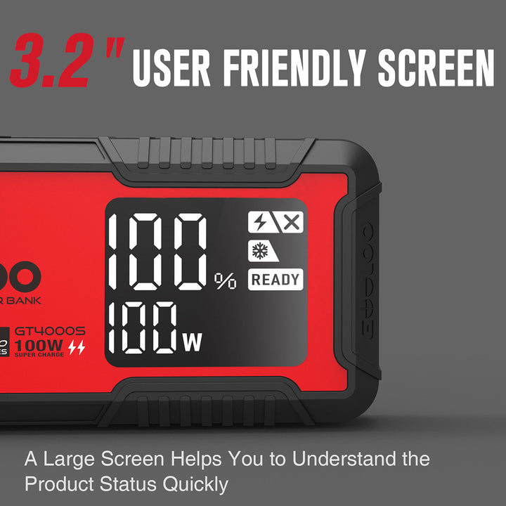 GOOLOO GT4000S Portable Car Battery Charger Jump Starter