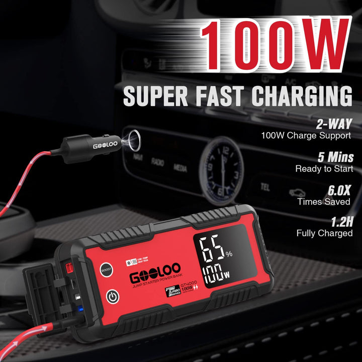 GOOLOO GT4000 Most Powerful Jump Pack