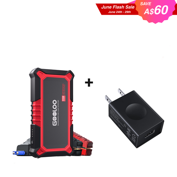 GOOLOO GP2000 Portable Jump Starter with 15W Wall Charger