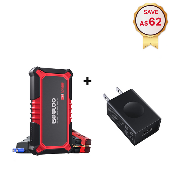 GOOLOO GP2000 Portable Jump Starter with 15W Wall Charger