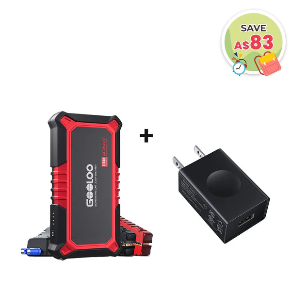 GOOLOO GP2000 Portable Jump Starter with 15W Wall Charger
