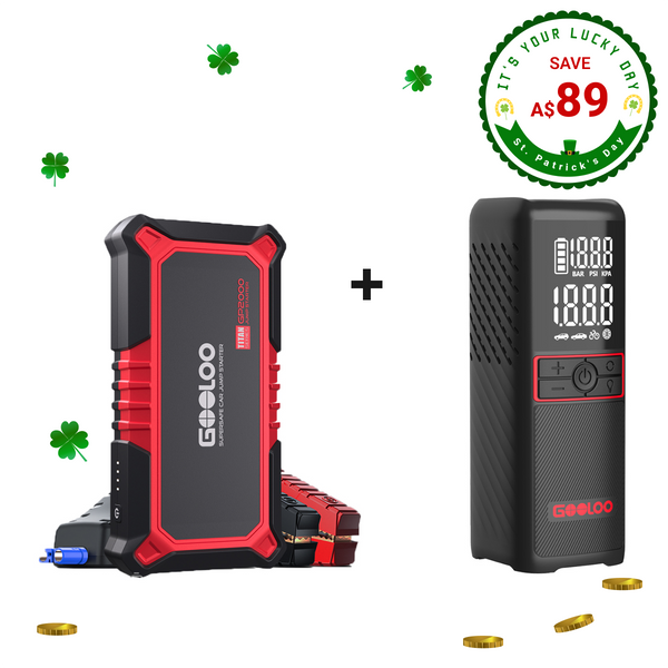 GOOLOO GP2000 Jump Starter with GT160 Tire Inflator