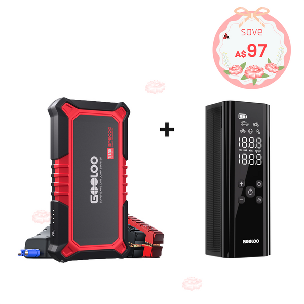 GOOLOO GP2000 Jump Starter with GT150 Tire Inflator