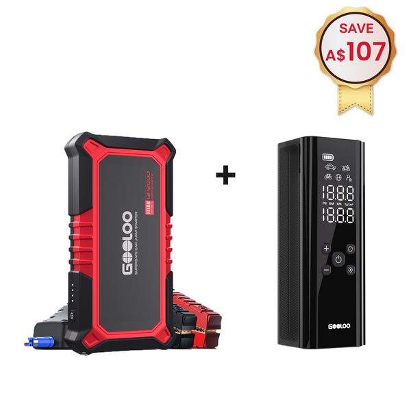 GOOLOO GP2000 Jump Starter with GT150 Tire Inflator