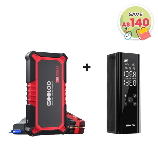 GOOLOO GP2000 Jump Starter with GT150 Tire Inflator