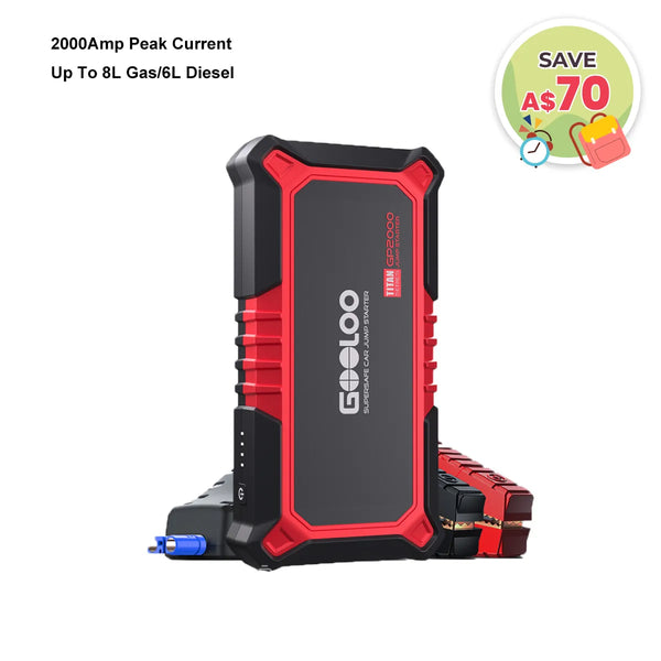 【Clearance Sale】GOOLOO GP2000 Jump Starter 2000Amp
