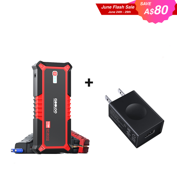 GOOLOO GP3000 Jump Starter with 15W Wall Charger