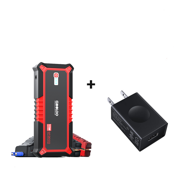 GOOLOO GP3000 Jump Starter with 15W Wall Charger