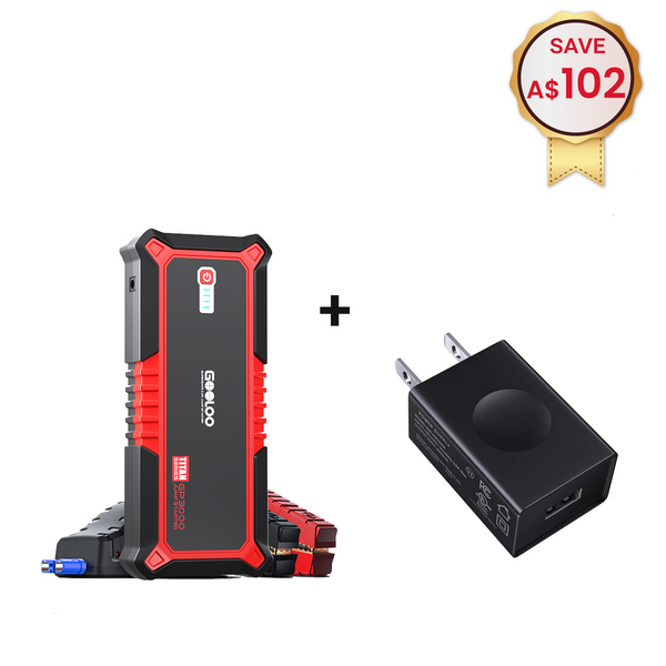 GOOLOO GP3000 Jump Starter with 15W Wall Charger