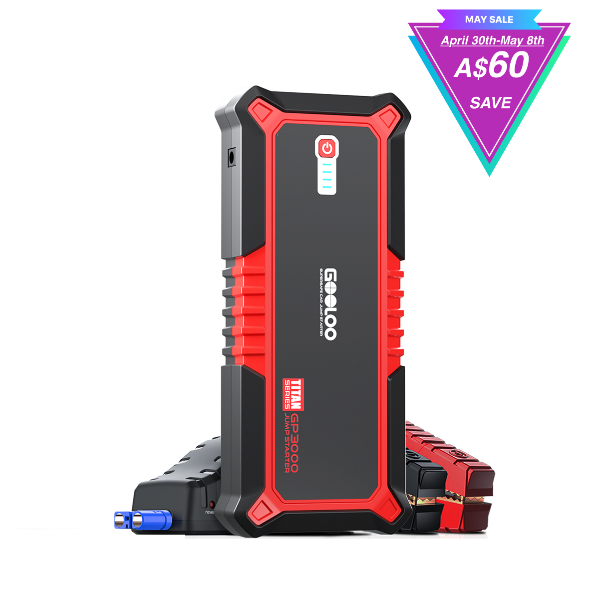 GOOLOO GP3000 Portable Jump Starter