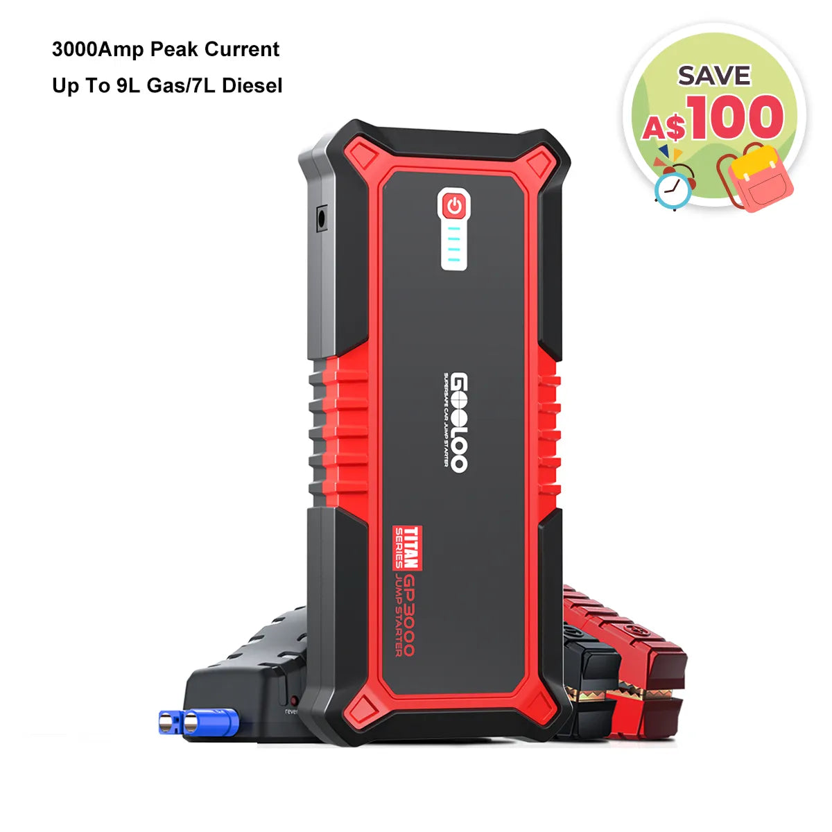 【Clearance Sale】GOOLOO GP3000 Jump Starter 3000Amp
