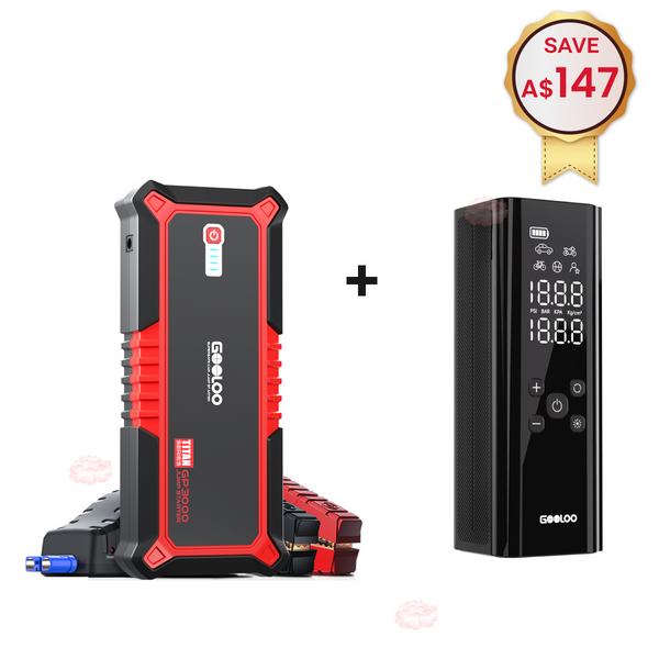 GOOLOO GP3000 Jump Starter with GT150 Tire Inflator