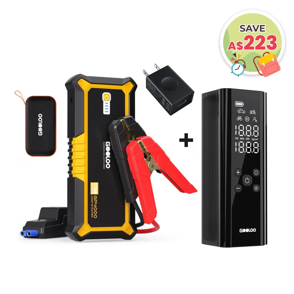 【Clearance Sale】GOOLOO GP4000 Jump Starter 4000Amp