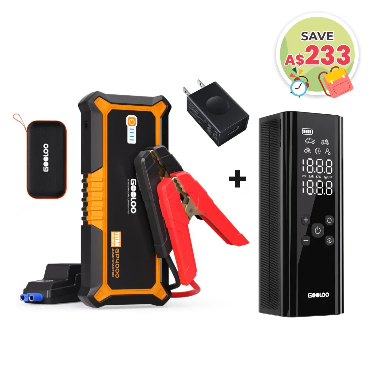 【Clearance Sale】GOOLOO GP4000 Jump Starter 4000Amp