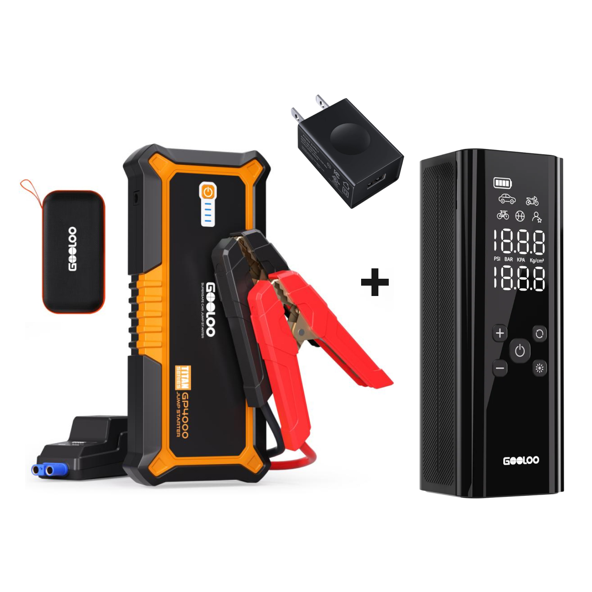 GOOLOO GP4000 Portable Jump Starter 4000Amp