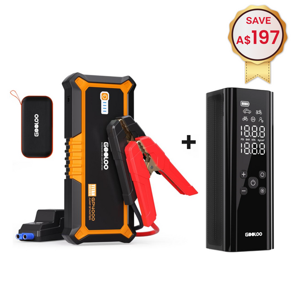 GOOLOO GP4000 Jump Starter with GT150 Tire Inflator