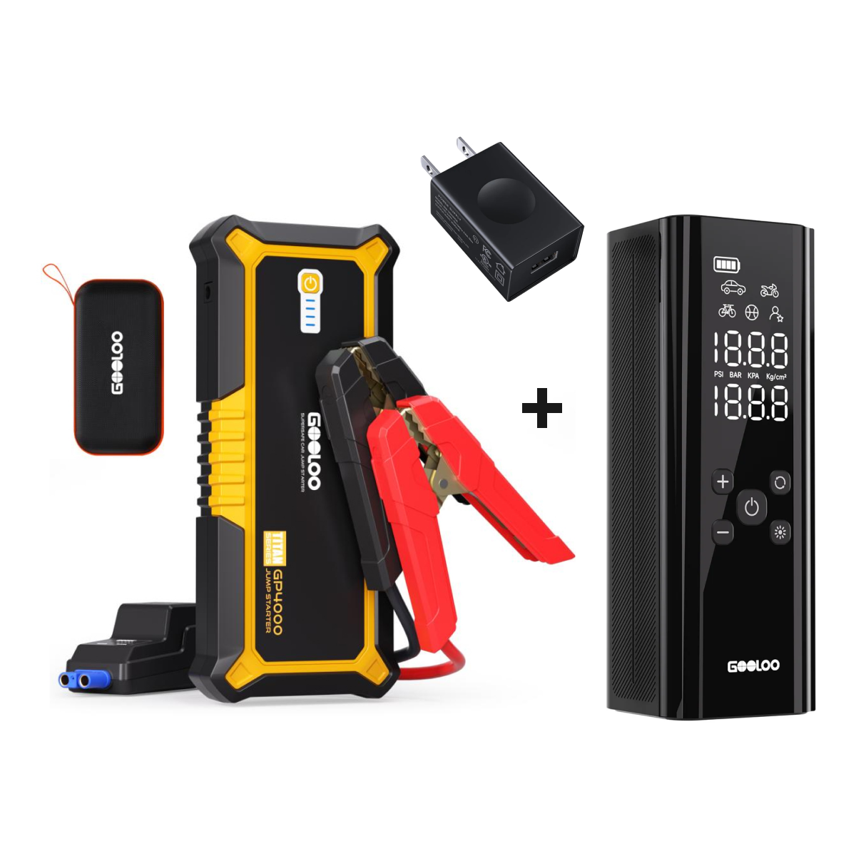 GOOLOO GP4000 Portable Jump Starter 4000Amp