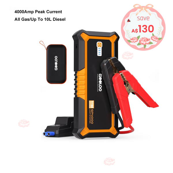 GOOLOO GP4000 Portable Jump Starter 4000Amp