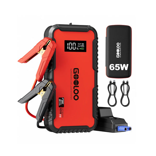 GOOLOO GT3000 Supersafe Jump Starter 3000A with Eva Bag