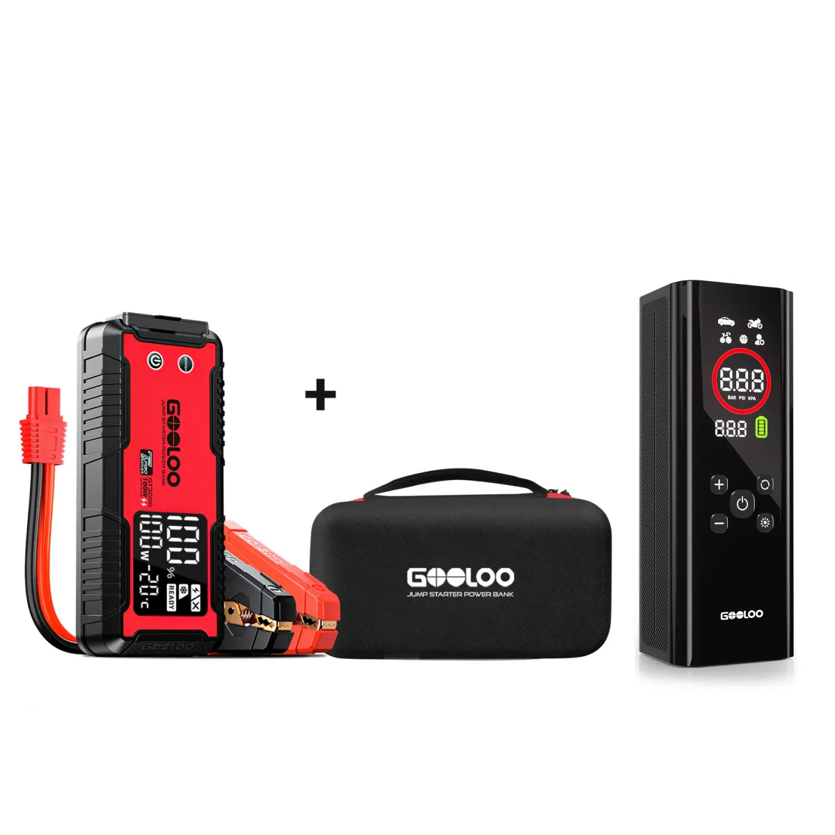 GOOLOO GT3000 Jump Starter 3000Amp 100W