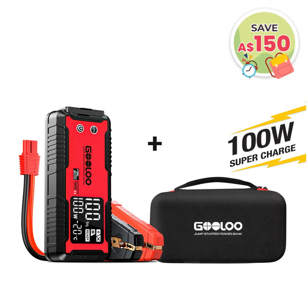 GOOLOO GT3000 Jump Starter with EVA Box