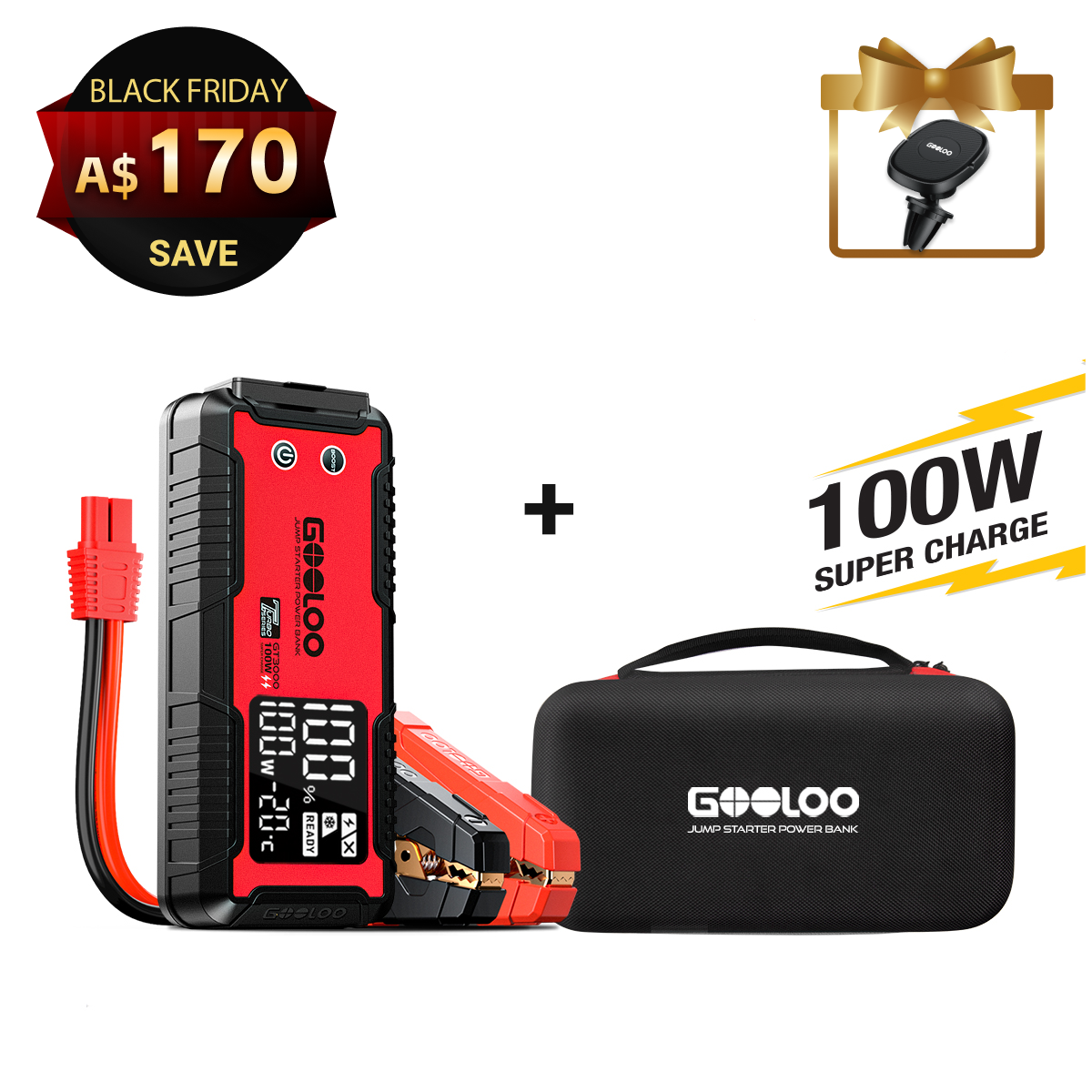 GOOLOO GT3000 Jump Starter