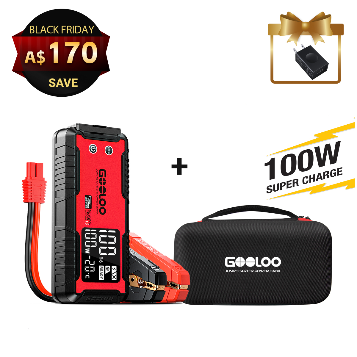 GOOLOO GT3000 Jump Starter