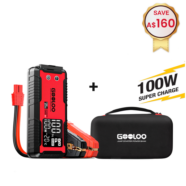 GOOLOO GT3000 Jump Starter with EVA Box