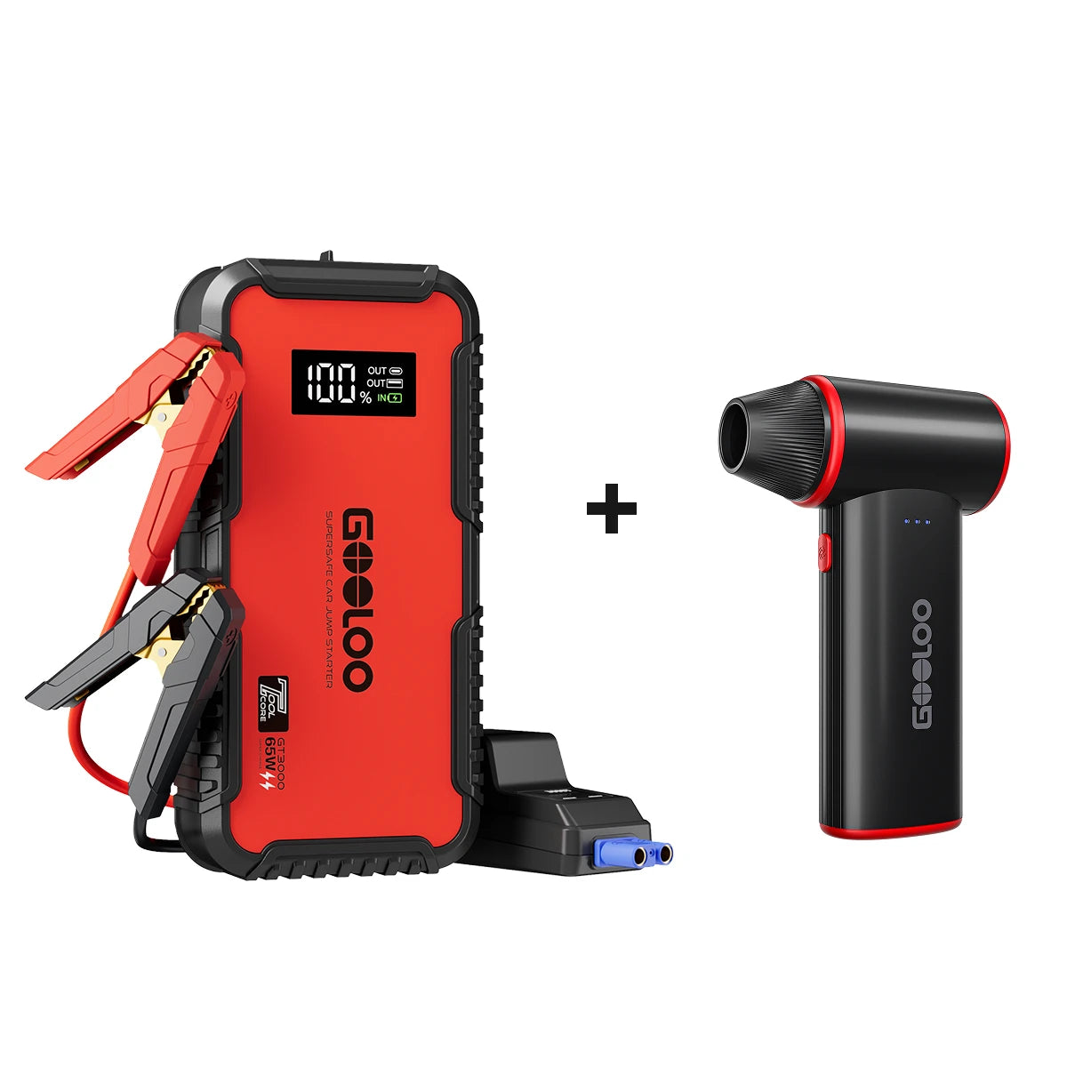 GOOLOO GT3000 Jump Starter 3000A with Eva Bag
