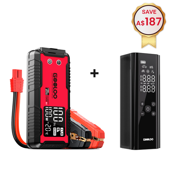 GOOLOO GT3000 Jump Starter with GT150 Tire Inflator
