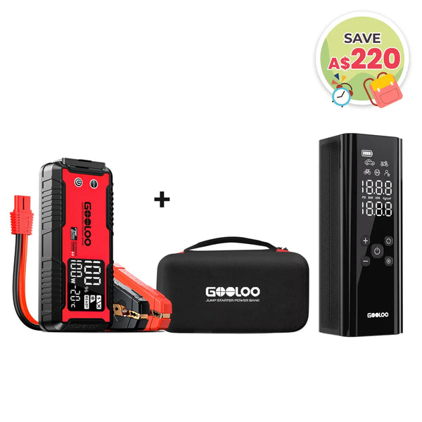 GOOLOO GT3000+GT150 Tire Inflator+EVA Box