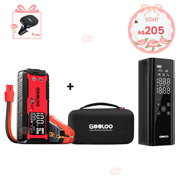 GOOLOO GT3000+GT150 Tire Inflator+EVA Box