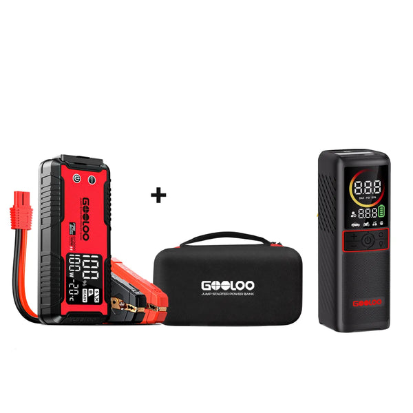 GOOLOO GT3000+GT160 Tire Inflator+EVA Box
