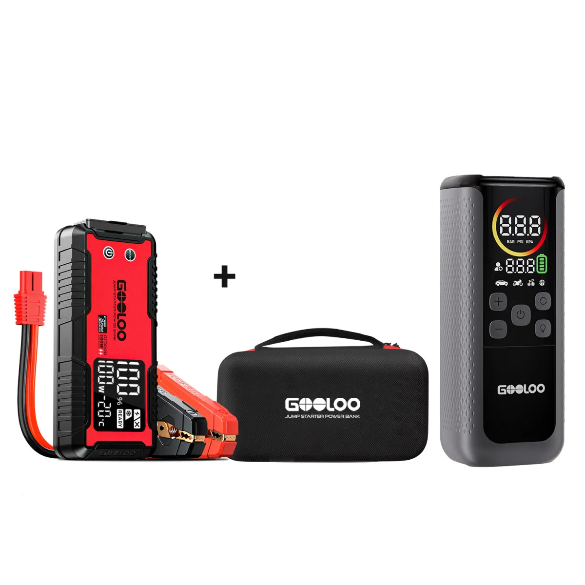 GOOLOO GT3000 Jump Starter 3000Amp 100W