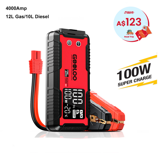 GOOLOO GT4000S Jump Starter 4000Amp 100W